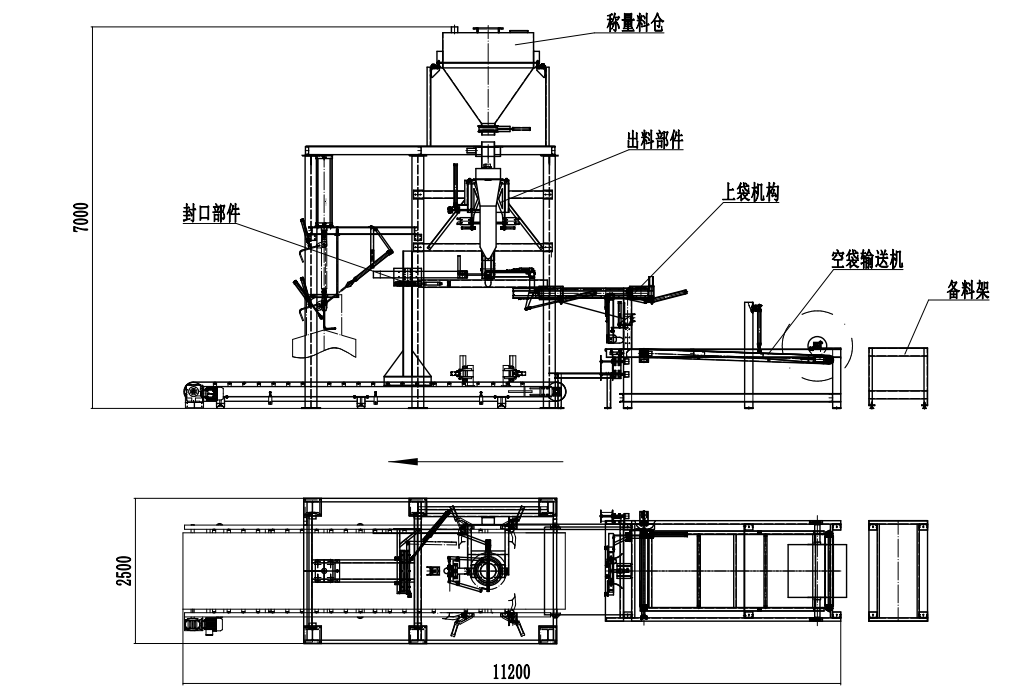 全自動噸袋包裝秤，全自動噸袋包裝機，全自動大袋包裝秤